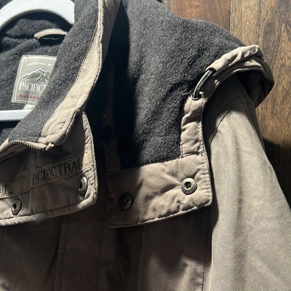 Pacific Trail Green Lined Hooded Winter Coat - Picture 3 of 12